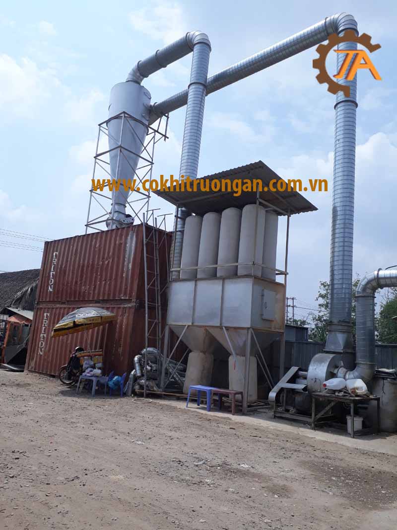 Hệ thống hút bụi túi vải dạng trần