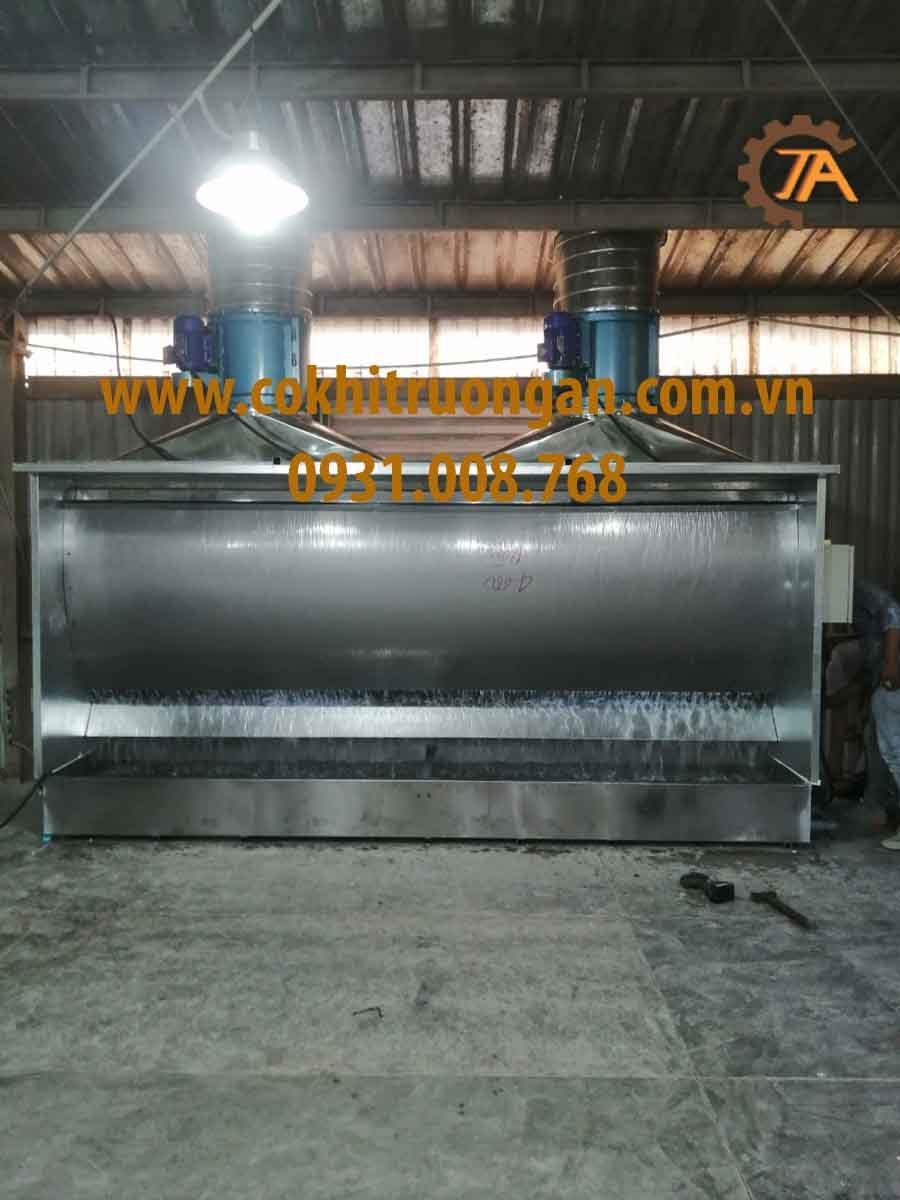 Buồng phun sơn màng nước 4m