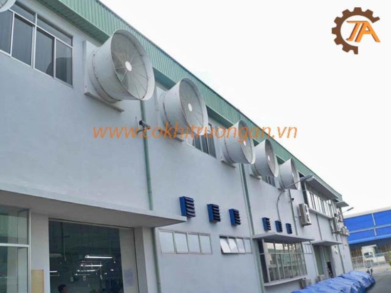 Hệ thống thông gió làm mát bằng quạt composite Hệ thống thông gió làm mát bằng quạt composite