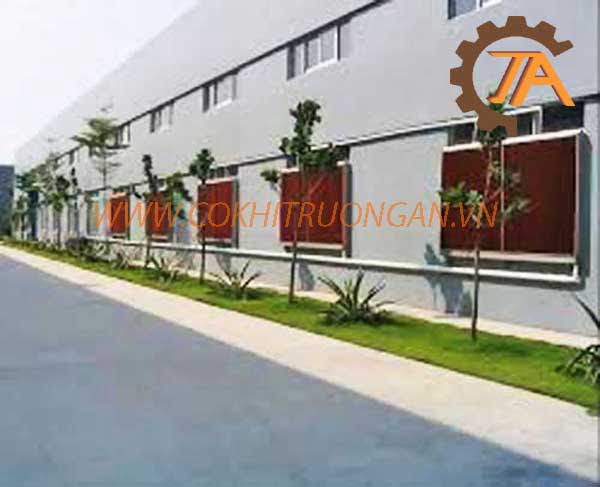 hệ thống thông gió làm mát xưởng may bằng tấm cooling pad