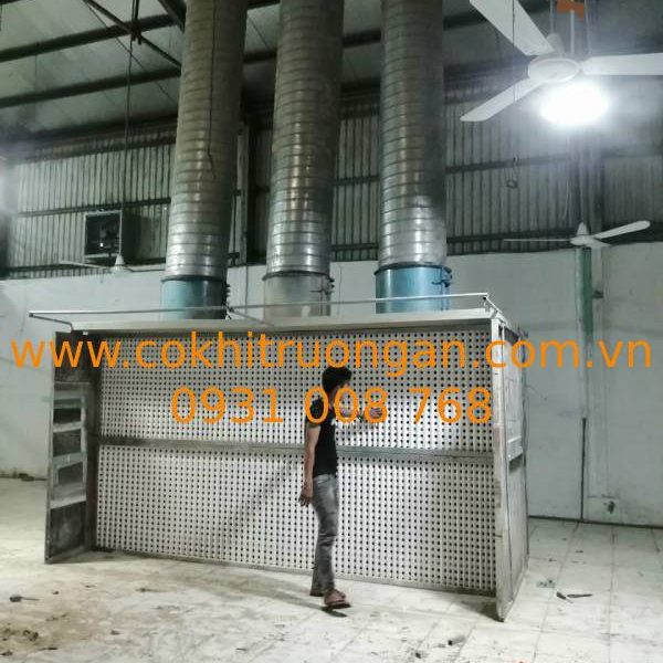 thiết kế và lắp đặt buồng phun sơn khô