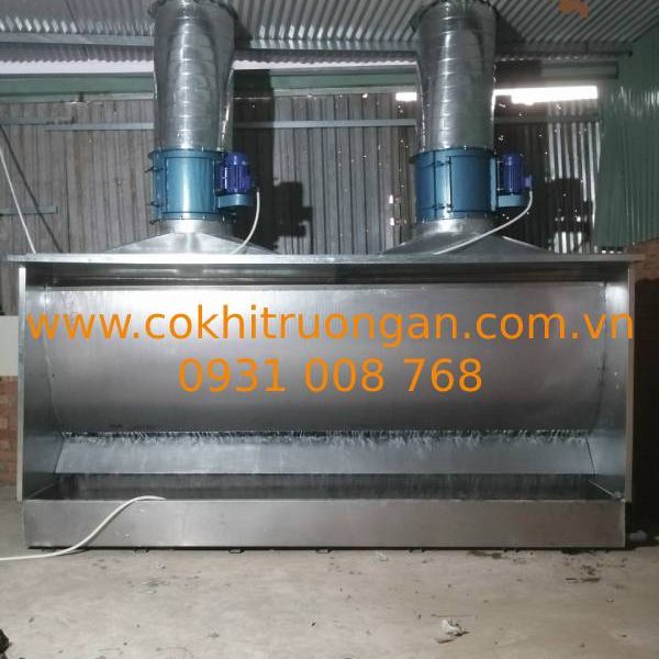 thiết kế và lắp đặt buồng phun sơn màng nước