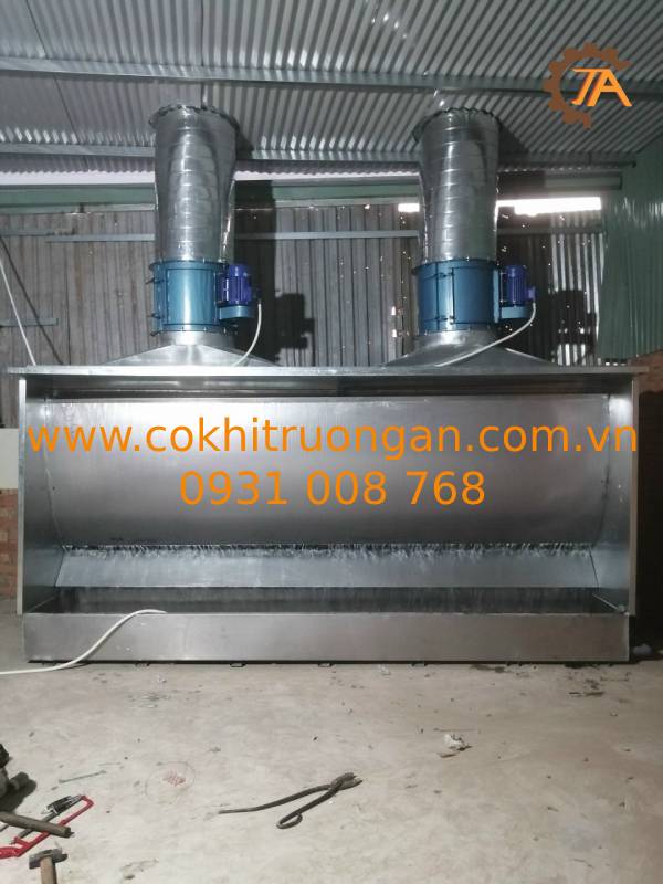 thiet-ke-va-lap-dat-buong-phun-son-mang-nuoc thiết kế và lắp đặt buồng phun sơn màng nước