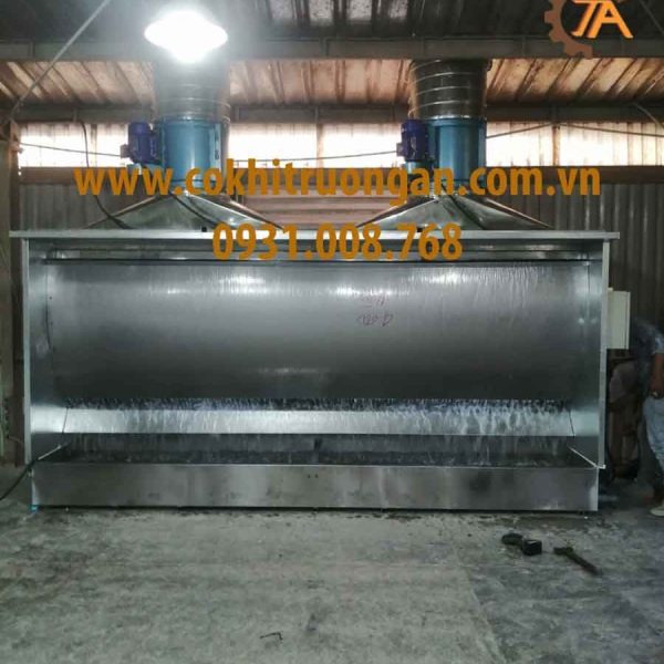 buồng phun sơn màng nước 4m