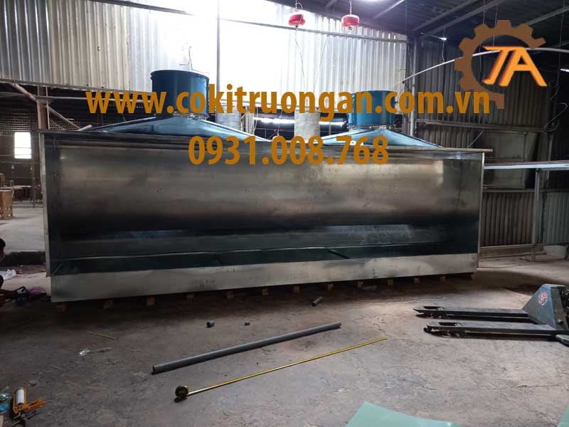 buồng phun sơn màng nước 6m buồng phun sơn màng nước 6m