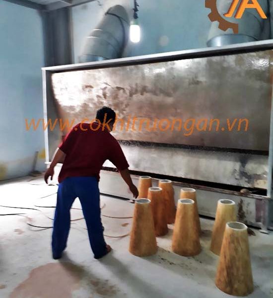 hệ thống hút bụi sơn khô