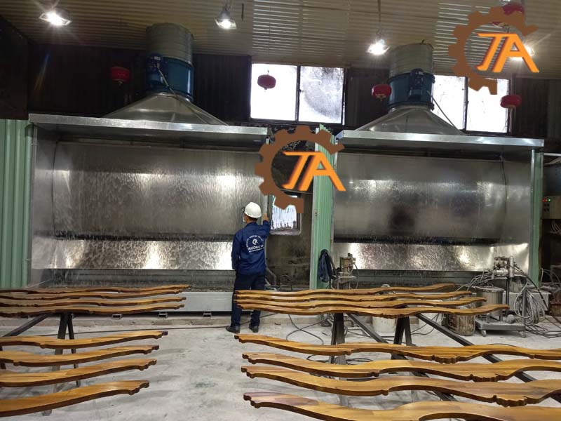 Cấu tạo buồng phun sơn màng ước