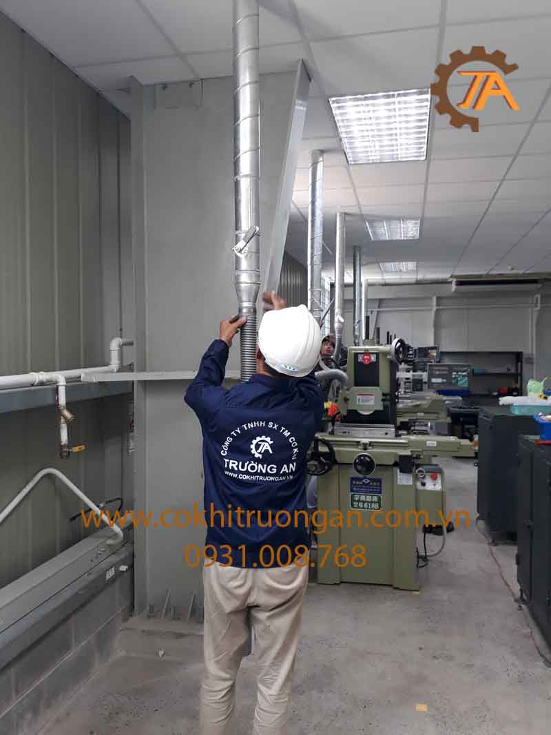 hệ thống hút bụi kim loai