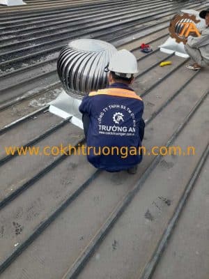 lắp đặt quả cầu thông gió