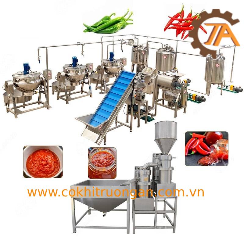 Bồn khuấy tương ớt