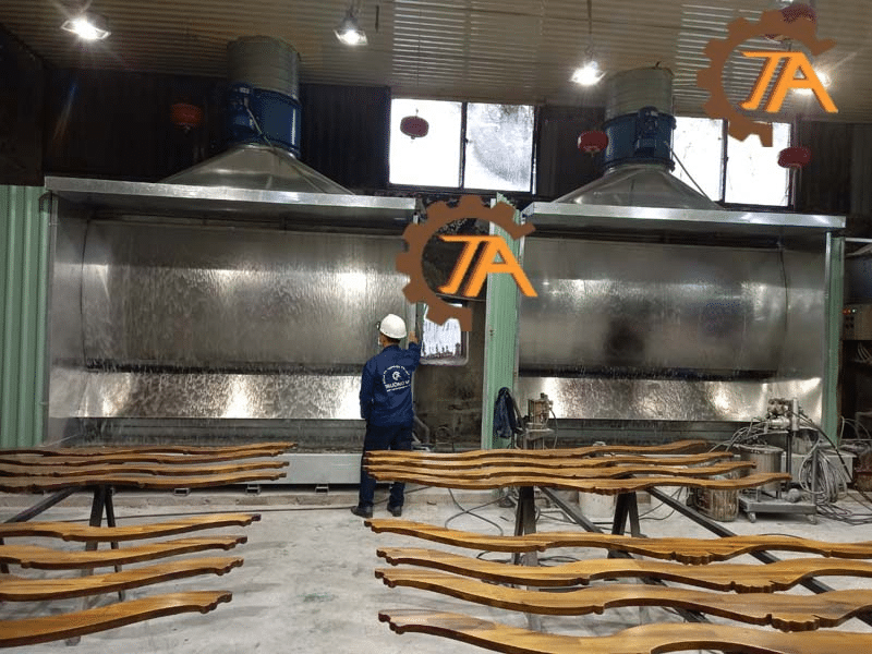 Tuân thủ các nguyên tắc cần thiết khi thiết kế phòng phun sơn